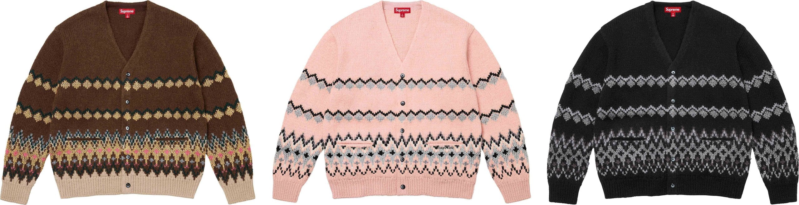 Metallic Fair Isle Cardigan